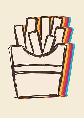 French Fries Rainbow 2