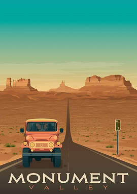 Monument Valley Poster