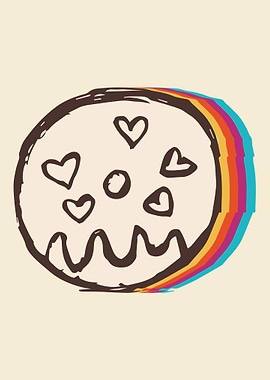 Cute Donut Rainbow 6