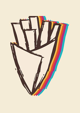 French Fries Rainbow 7