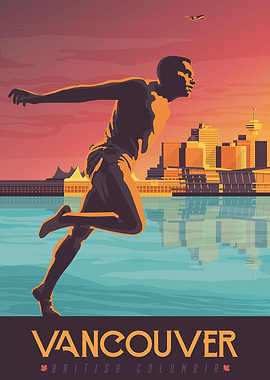 Vancouver Travel Poster