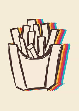 French Fries Rainbow 9