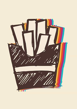 French Fries Rainbow 6