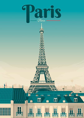 Paris Travel Poster