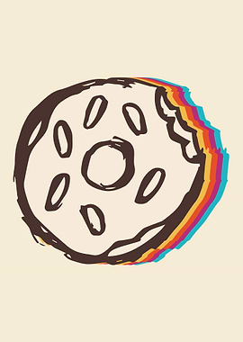 Cute Donut Rainbow 3