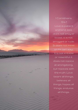 1 Corinthians 13 v 4 to 7