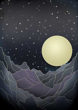 Night in the Mountain