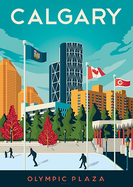 Calgary Travel Poster