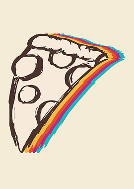 Cute Pizza Rainbow 5