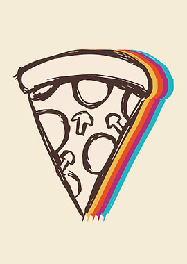 Cute Pizza Rainbow 8