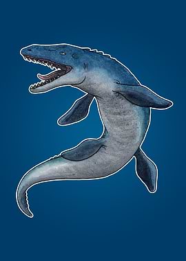 Mosasaurus dinosaur