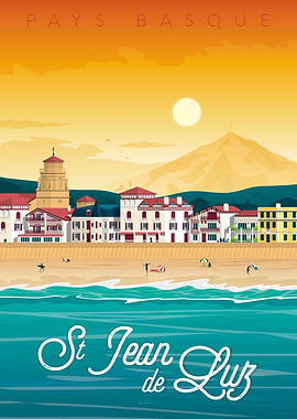 Saint Jean de Luz Poster
