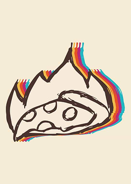 Cute Pizza Rainbow 17