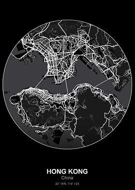 hong kong city map