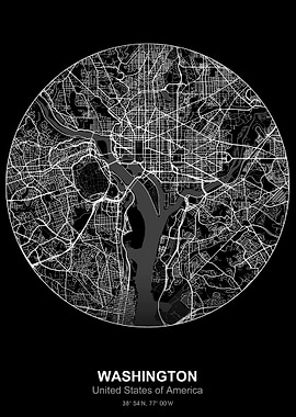 washington city map