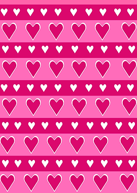 Hearts pattern