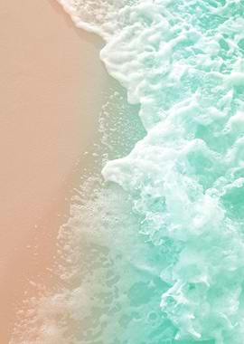 Soft Emerald Beige Ocean 1