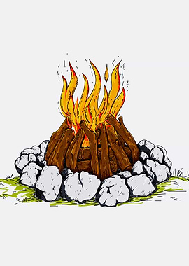 The beautiful Campfire