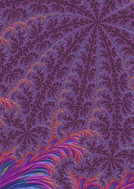 Vibrant Branching Fractal