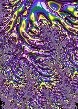 Neon Branching Fractal