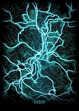 Siegen Germany City Map