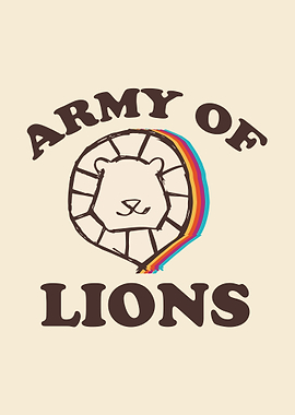 Vintage Lion Rainbow 38