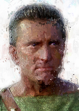 Kirk Douglas as Spartacus