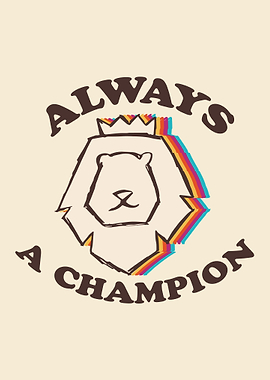 Vintage Lion Rainbow 44