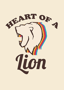 Vintage Lion Rainbow 46
