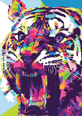 colorful tiger