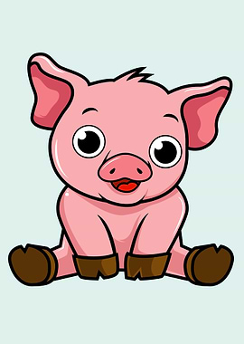 Cartoon Pig