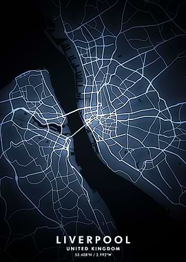 Liverpool Map Posters