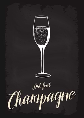 But first champagne