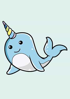 Cartoon Narwhal