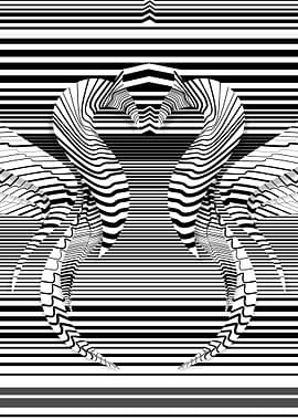 Minimalist line hard abstr