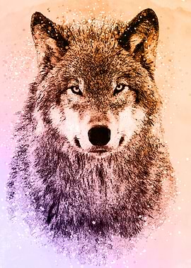 wolf face