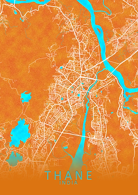 Thane India City Map
