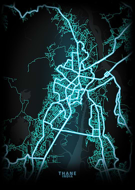 Thane India City Map
