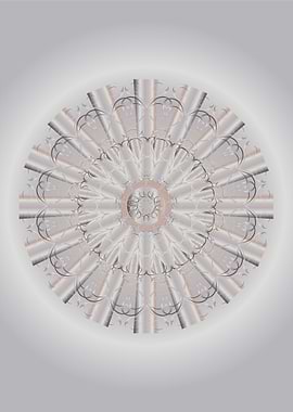 Angel Of Silver Mandala