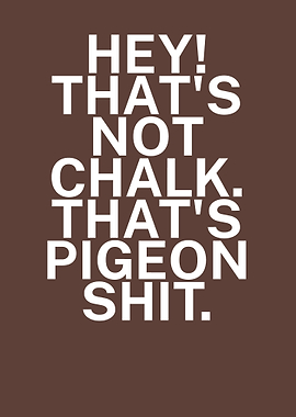 Climbing Chalk Pigeon