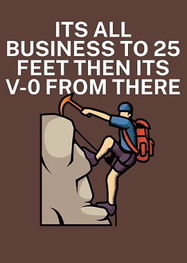 Climbing business 25 feet
