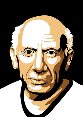 Pablo Picasso In Vexel Art