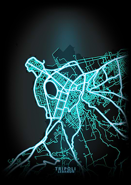 Tripoli Lebanon City Map