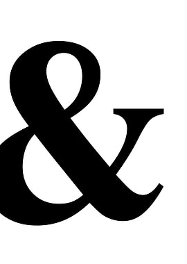 Ampersand et and