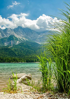 Zugspitze und Eibsee