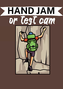 Climbing Hand jam test Cam