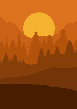 Sunset Forest