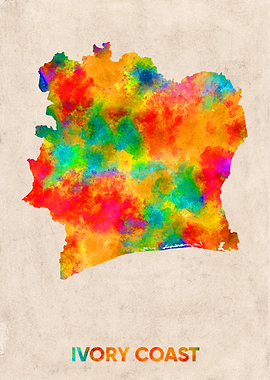 ivory coast map