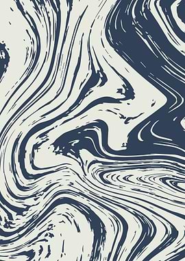 Abstract Blue Marble