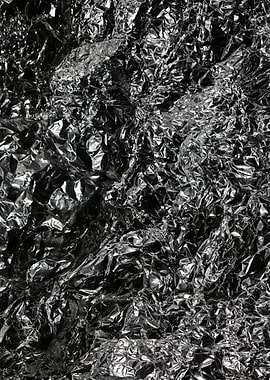 Aluminium foil abstract